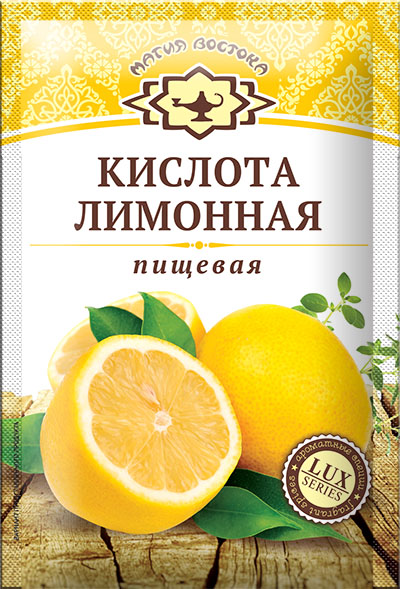 

Лимонная кислота Магия востока пищевая люкс 50 г
