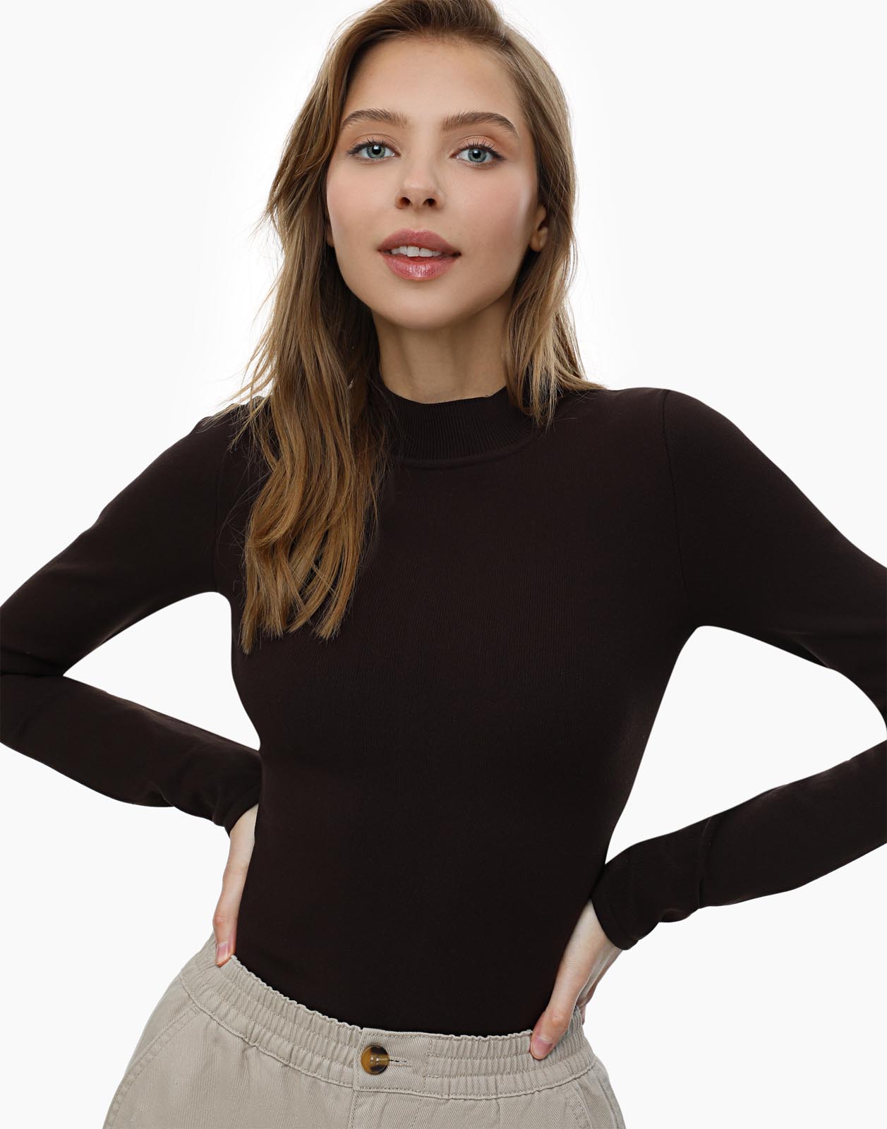 

Джемпер женский Gloria Jeans GSW006214 коричневый XXS (36-38), GSW006214