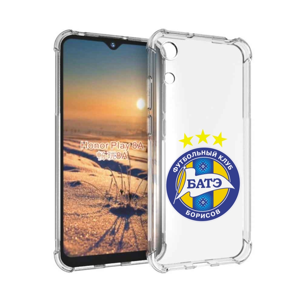 

Чехол бампер MyPads фк батэ борисов мужской для Honor 8A, Прозрачный, Tocco