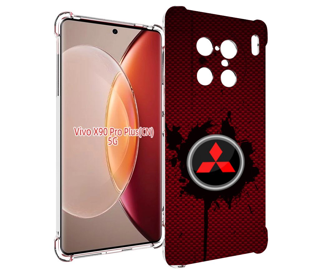 

Чехол MyPads мицубиси mitsubishi 2 для Vivo X90 Pro Plus, Прозрачный, Tocco