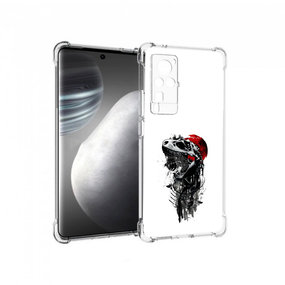 

Чехол MyPads Tocco для Vivo X60 pro вымерший динозавр (PT226972.385.284), Прозрачный, Tocco