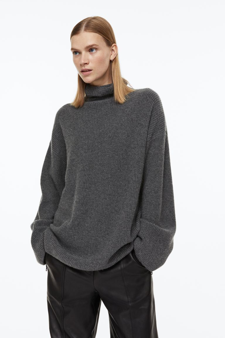 

Водолазка женская H&M 1007404005 серая L (доставка из-за рубежа), 1007404005