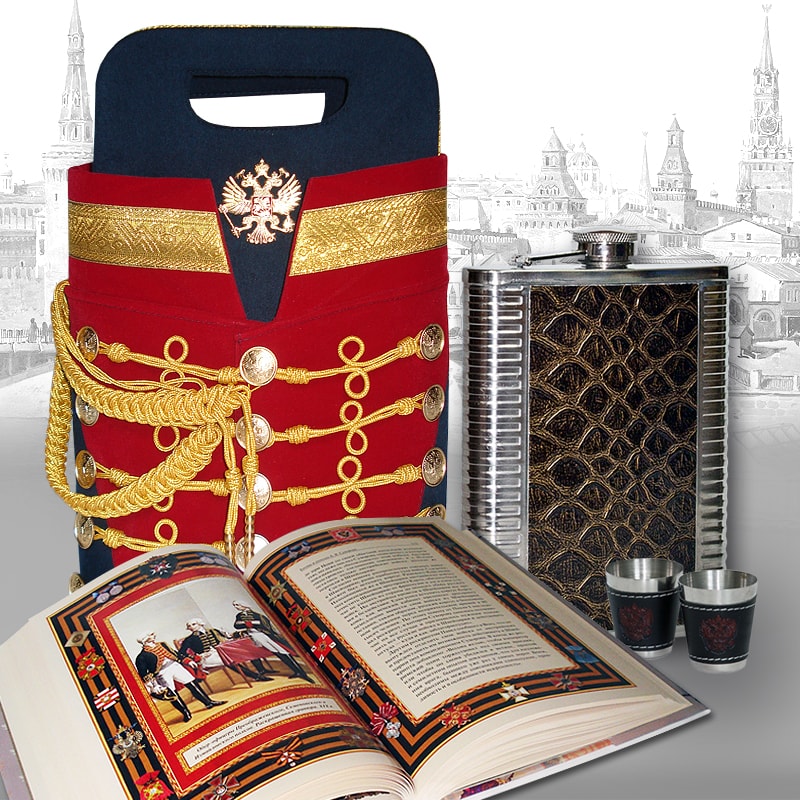 

Подарочный набор для коньяка Гусарский