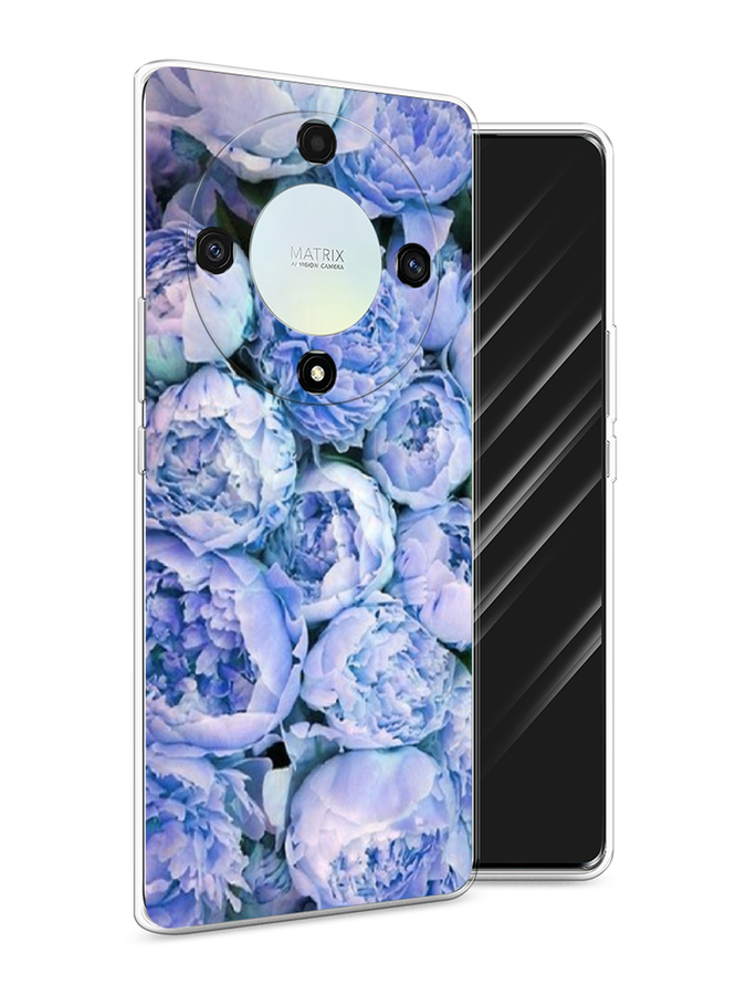 

Чехол Awog на Honor X9A "Пионы голубые", Голубой, 6120850-8