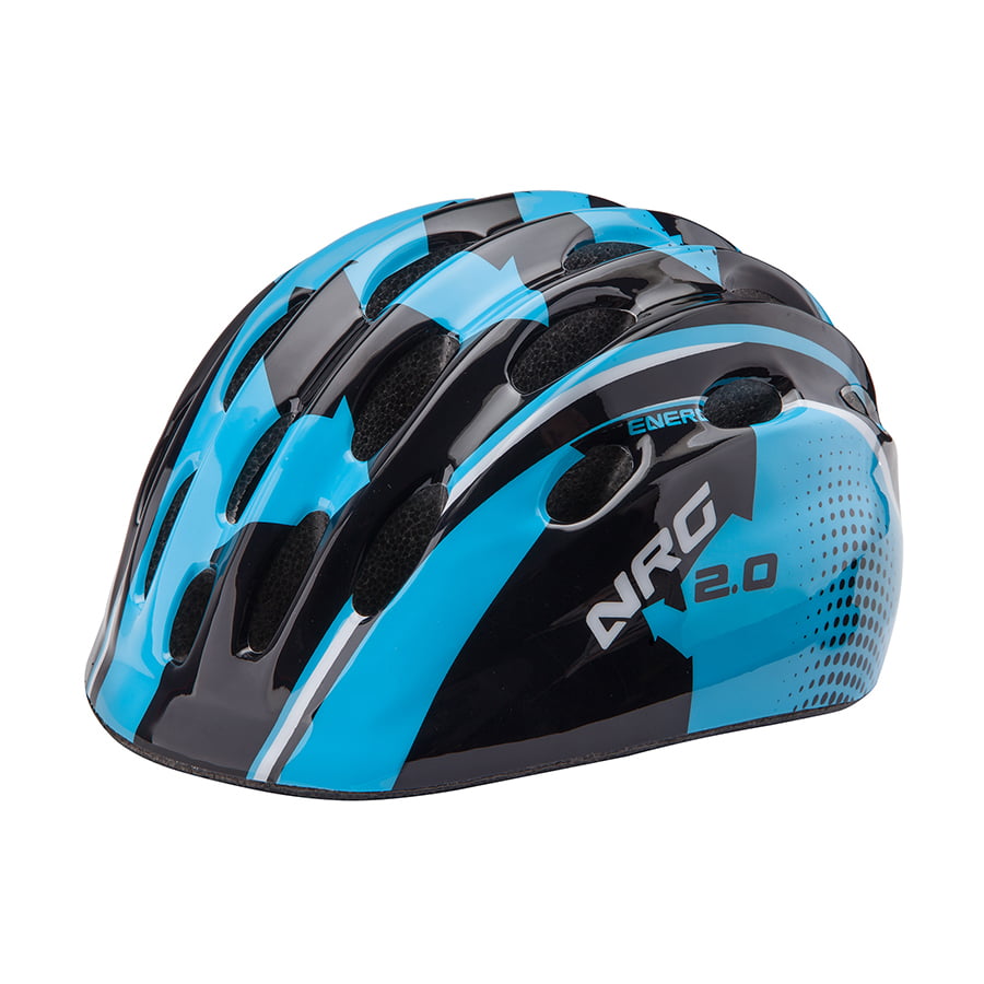 Шлем защитный STELS HB10 р.M (черно-голубой) 600090