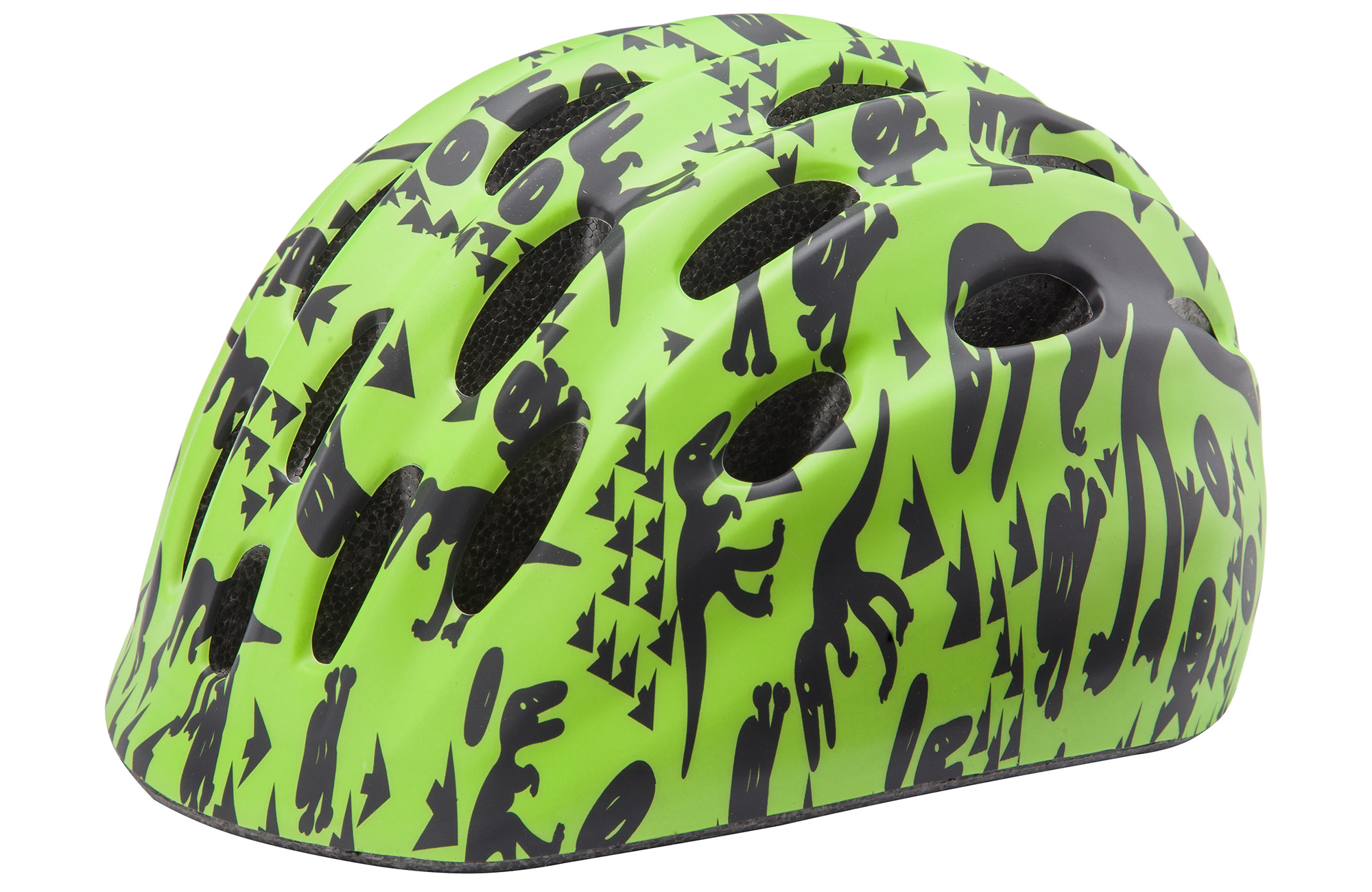 Шлем защитный STELS HB10 р.M (черно-зеленый) 600091
