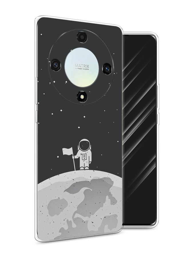 

Чехол Awog на Honor X9A "Первый на Луне", Черный, 6120850-1