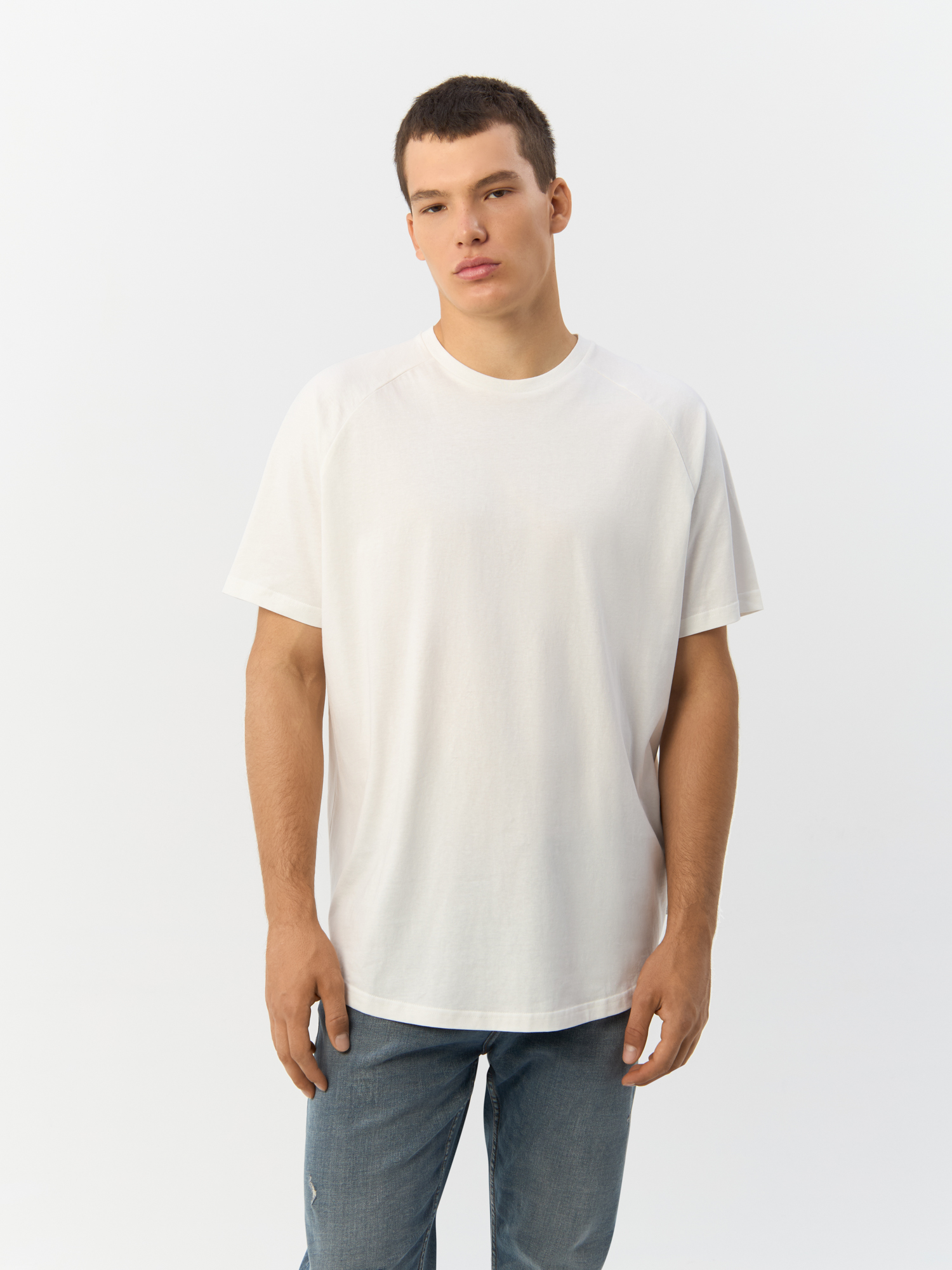 

Футболка мужская QS by s.Oliver 2151901/0120 белая L, Белый, 2151901/0120