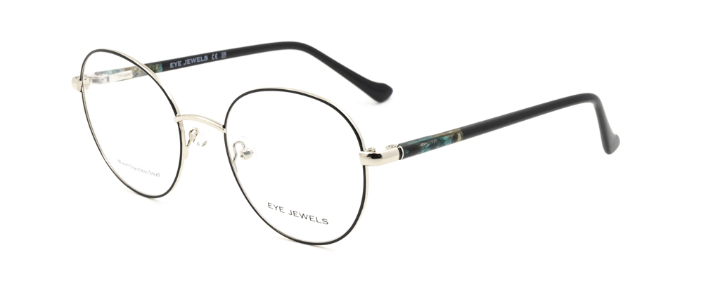 Оправа для очков унисекс EYE JEWELS EJE-2000000031781 золотистая; черная