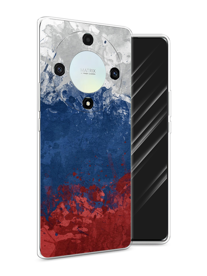 

Чехол Awog на Honor X9A "Флаг России неровный", Белый;синий;красный, 6120850-5