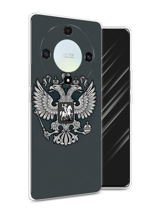 

Чехол Awog на Honor X9A "Герб России серый", 6120850-5