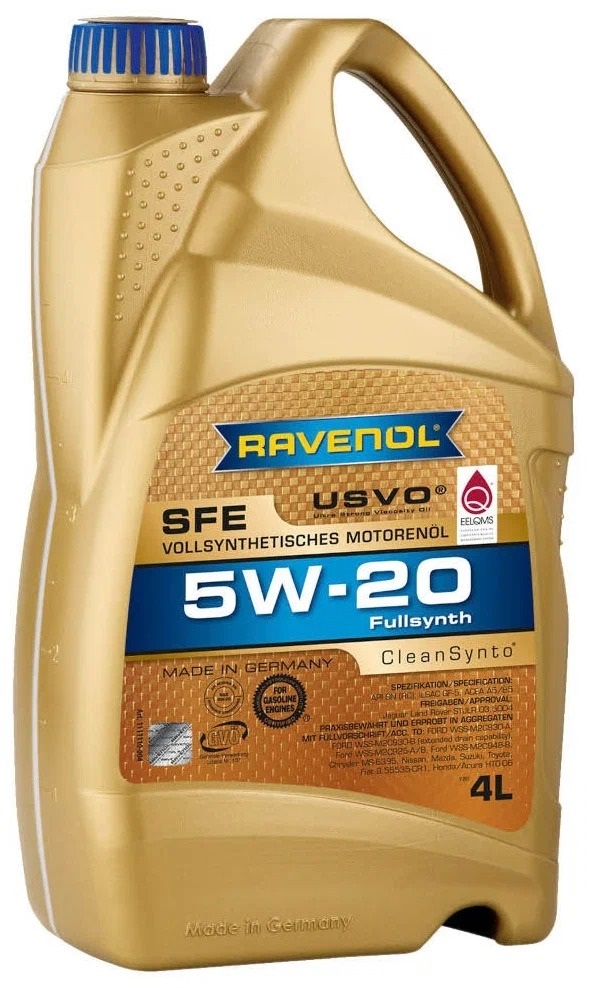 фото Ravenol моторное масло sfe 5w-20 4л (синтетика+пао)