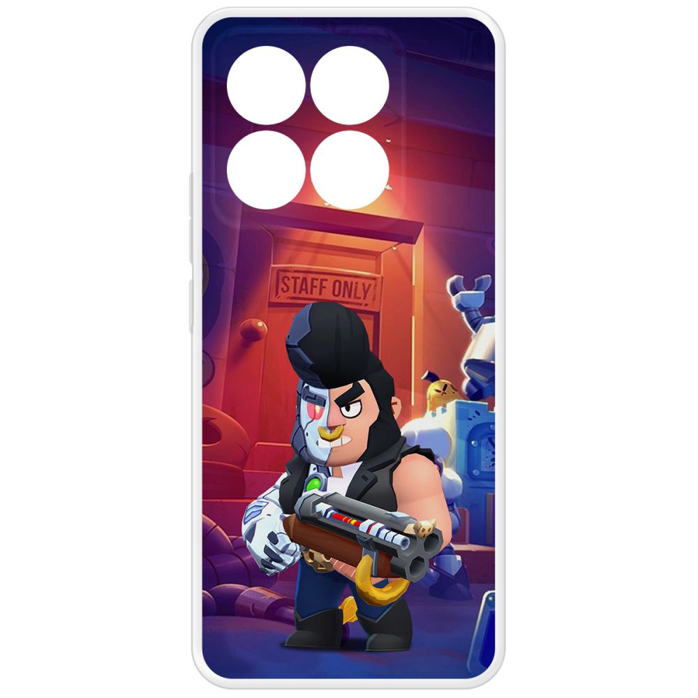 

Чехол-накладка Krutoff Clear Case Brawl Stars-Б-800 для Xiaomi 14T, Прозрачный