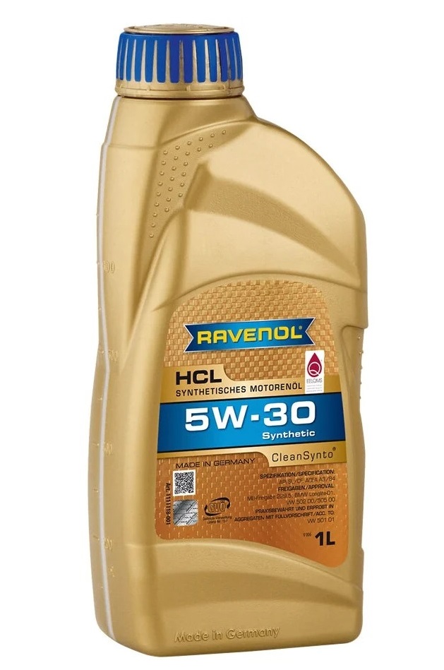 

Моторное масло Ravenol синтетическое 5W30 Hcl 1л