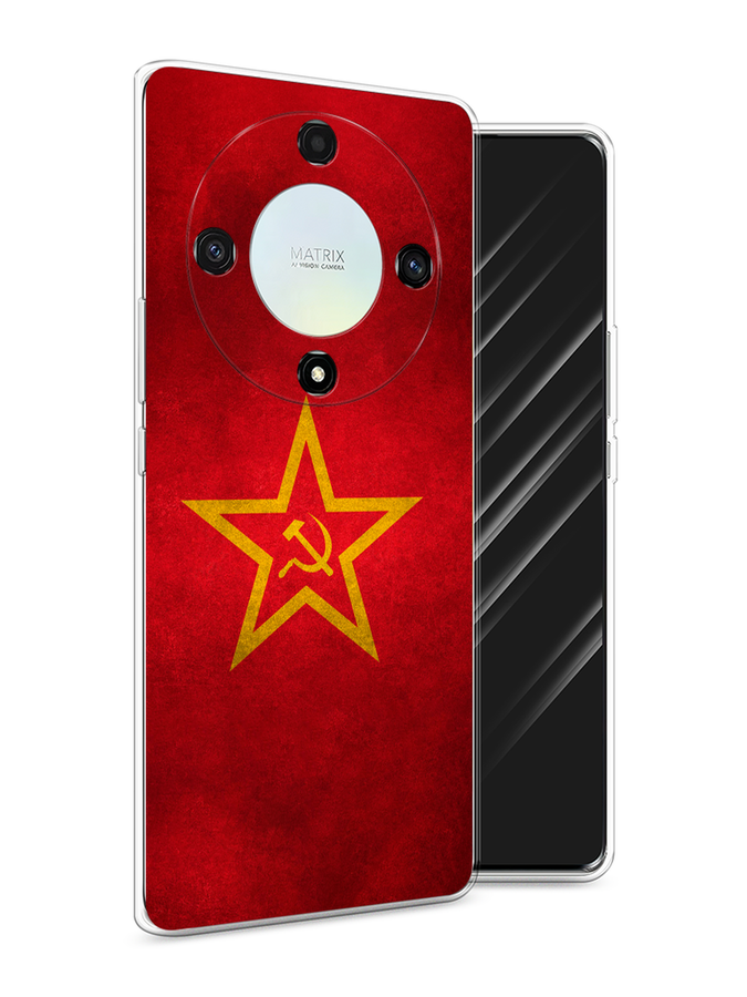 

Чехол Awog на Honor X9A "Красное знамя", Желтый;красный, 6120850-10