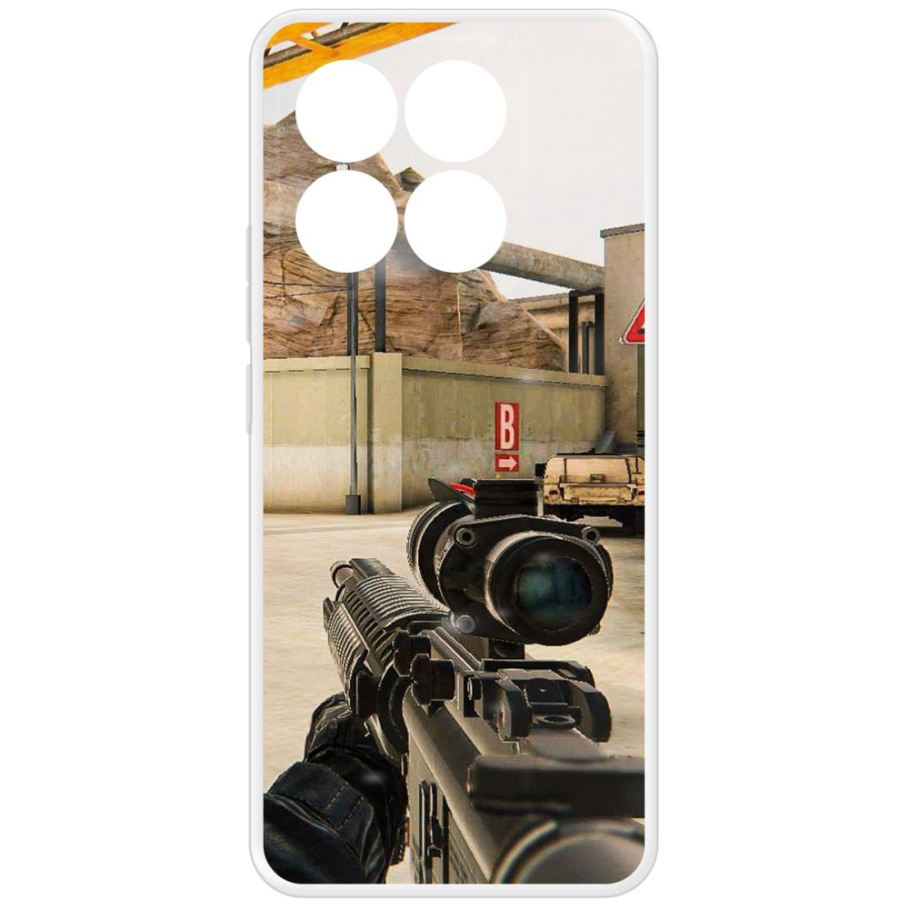 

Чехол-накладка Krutoff Clear Case Cтандофф 2 (Standoff 2) - Оптика для Xiaomi 14T, Прозрачный
