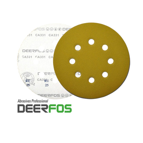 Абразивный круг Deerfos Р80 125мм 8 отверстий упаковка 50шт 1299₽