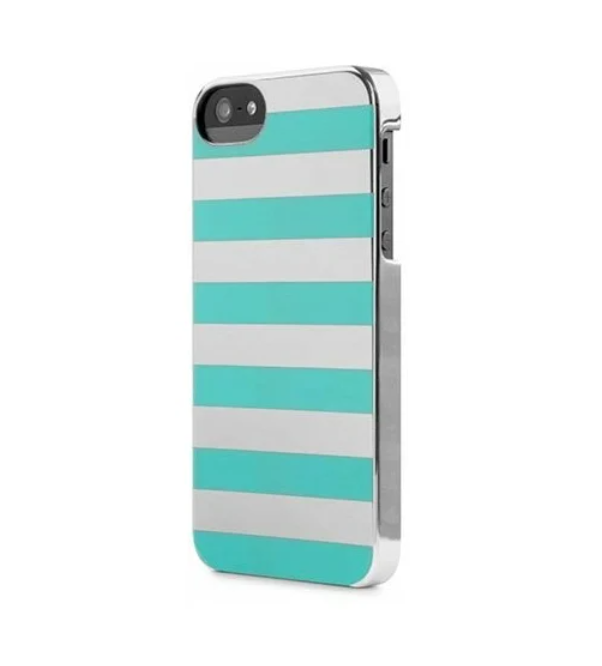 

Чехол Incase Stripes Snap Case для iPhone 5/5S/SE Серебристый/Мятный, Серебристый;зеленый