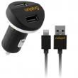 

Автомобильная зарядка Unplug USB Dual CC2000 с кабелем Lightning-USB