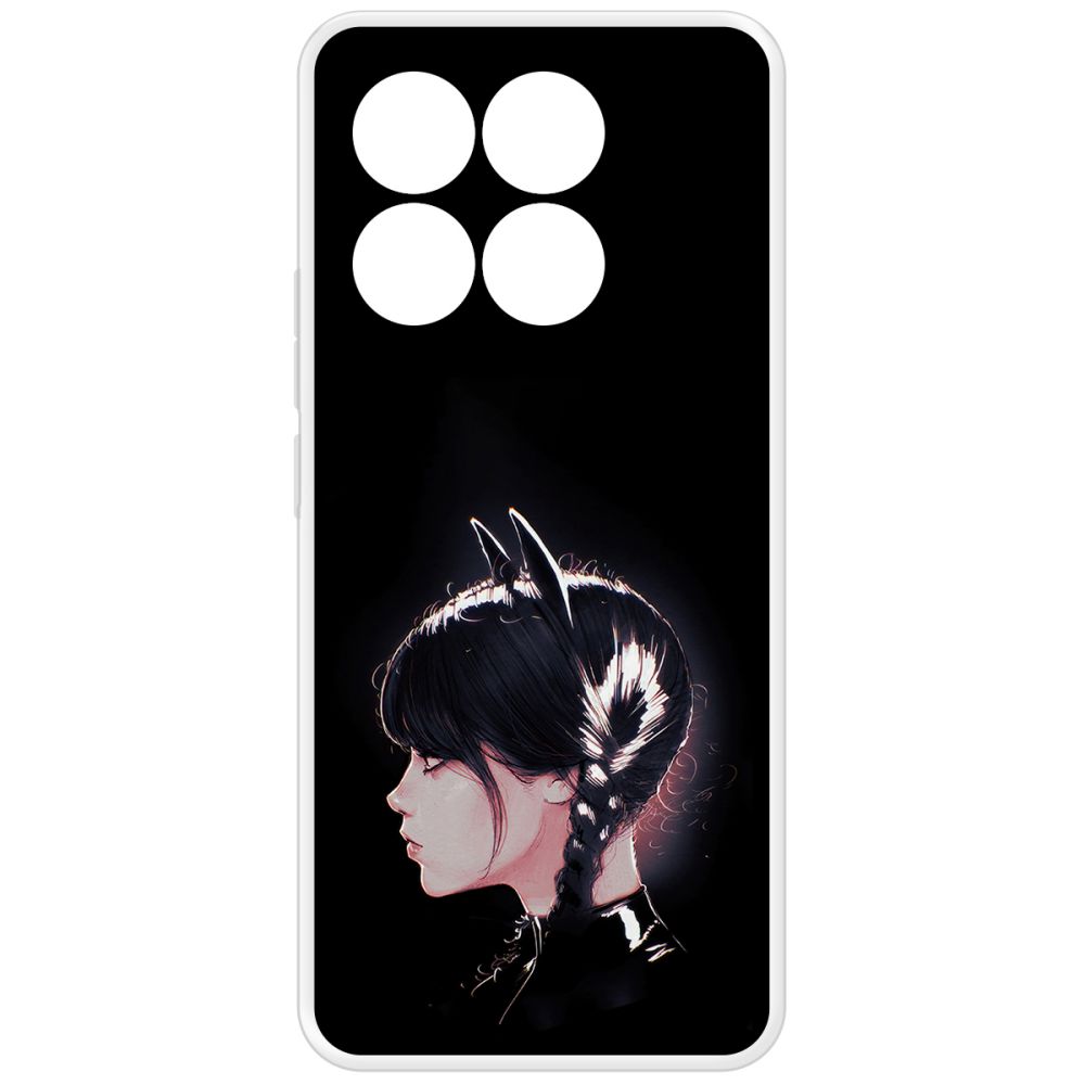 

Чехол-накладка Krutoff Clear Case Уэнсдей Аддамс - Кошка Уэнсдей для Xiaomi 14T, Прозрачный