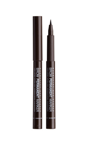 фото Фломастер для бровей relouis brow permanent marker (тон 03, dark brown)