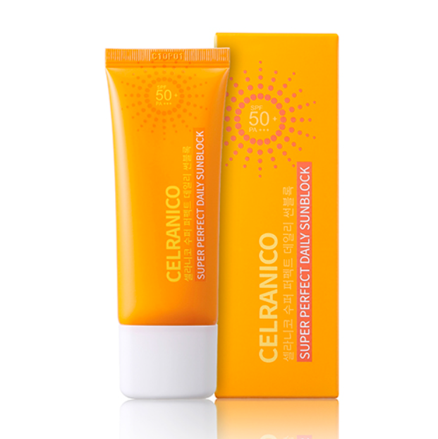 Солнцезащитный крем для лица Celranico Super Perfect Daily Sunblock SPF50/PA+++, 40 мл