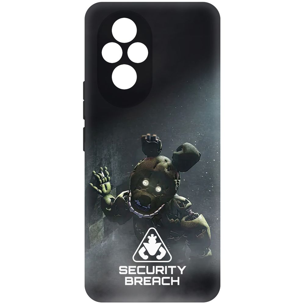 

Чехол-накладка Krutoff Soft Case ФНАФ - Нарушение безопасности для Honor 200 черный