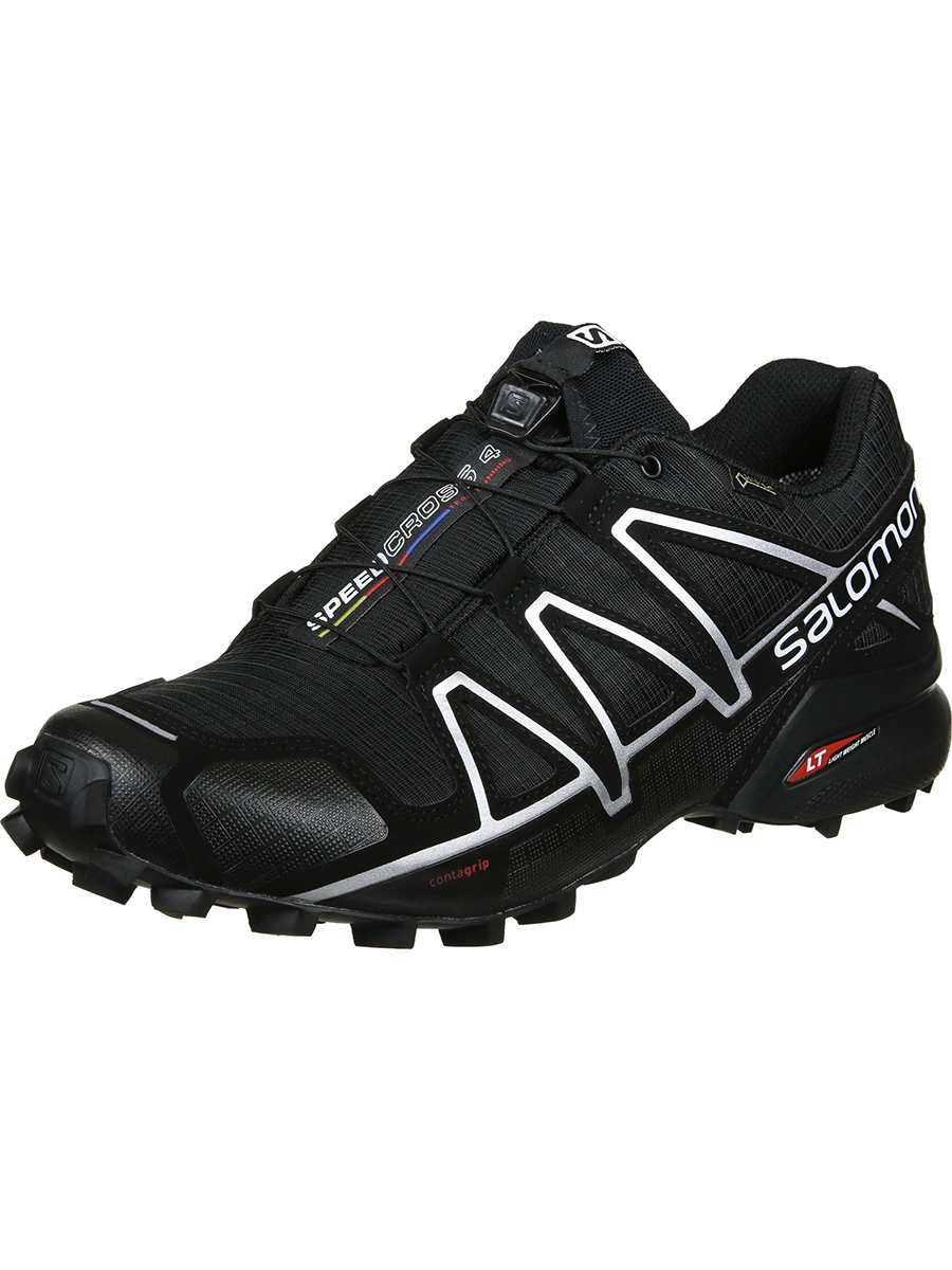 

Кроссовки мужские Salomon Speedcross 4 GTX черные 9.5 UK, Speedcross 4 GTX