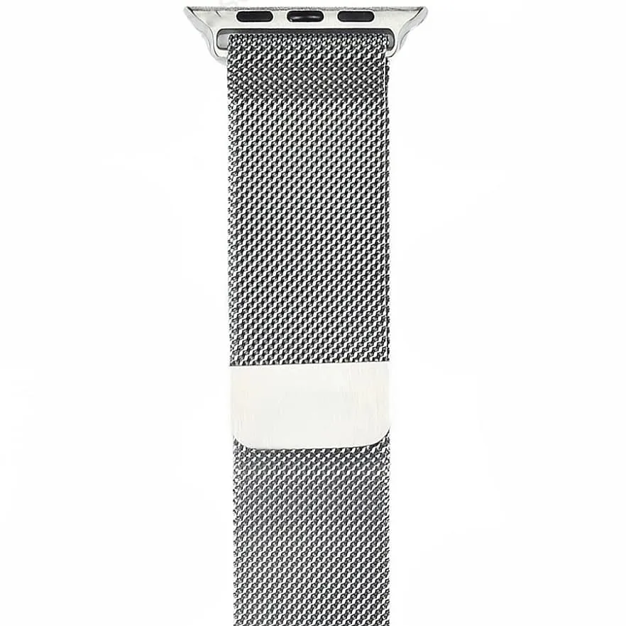 

Ремешок Guardi Milanese Loop для Apple Watch 42/44 мм миланское плетение серебристый