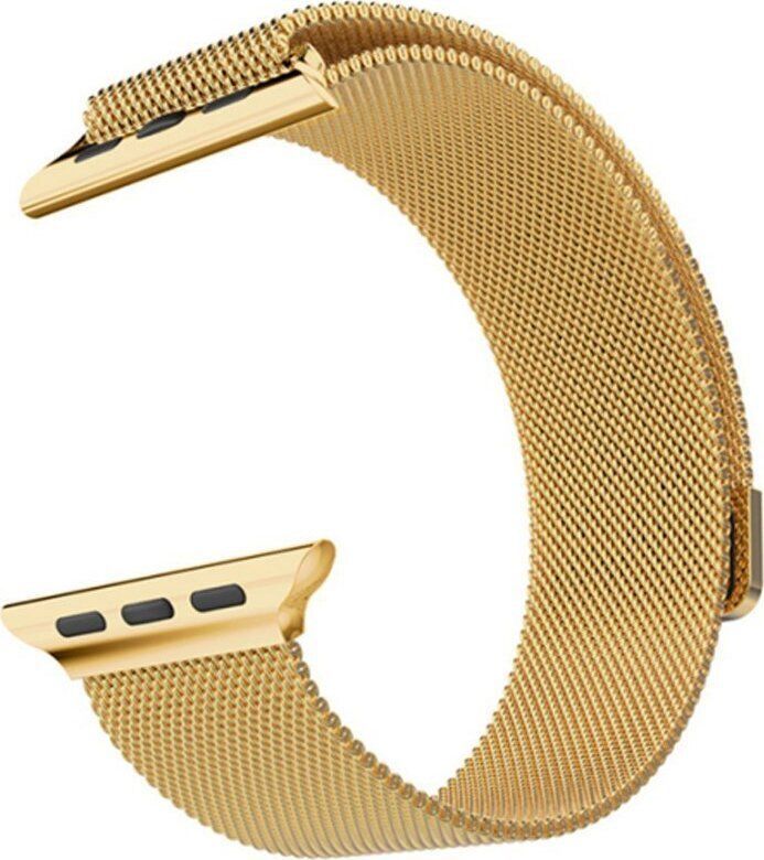 

Ремешок Guardi Milanese Loop для Apple Watch 42/44 мм миланское плетение золотой