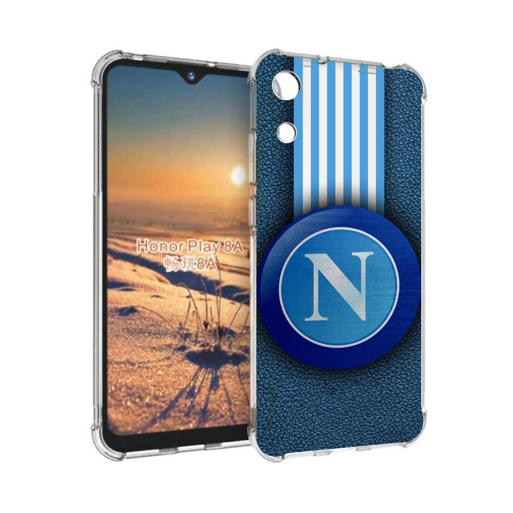 

Чехол бампер MyPads фк наполи мужской для Honor 8A, Прозрачный, Tocco