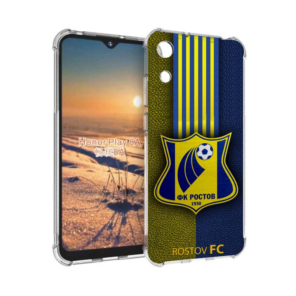 

Чехол бампер MyPads фк ростов мужской для Honor 8A, Прозрачный, Tocco