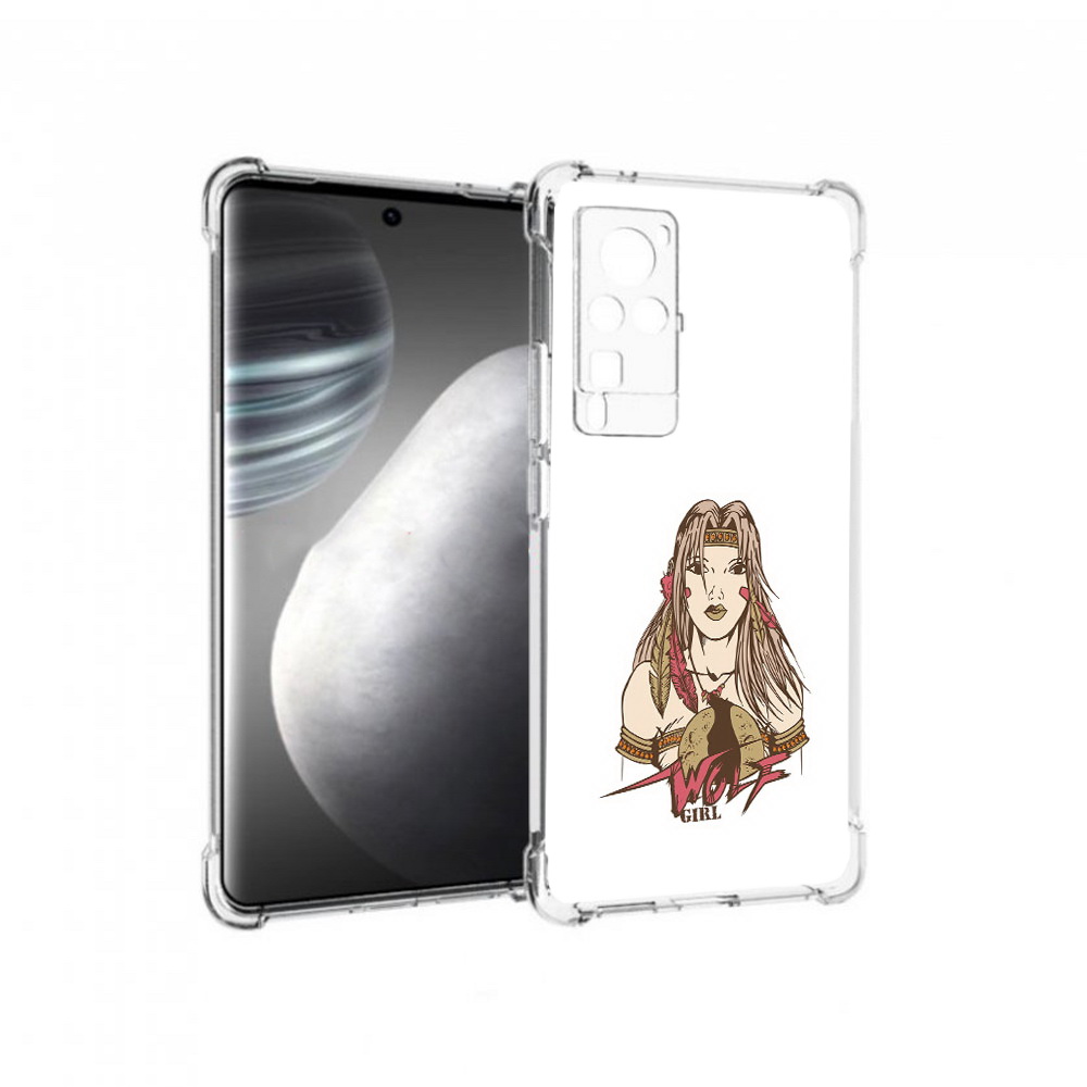 

Чехол MyPads Tocco для Vivo X60 pro девушка волк (PT226972.385.306), Прозрачный, Tocco
