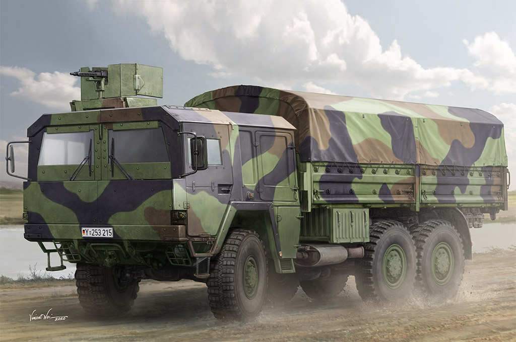 

Сборная модель HobbyBoss 1/35 Немецкий грузовик LKW 7t mil gl 85522