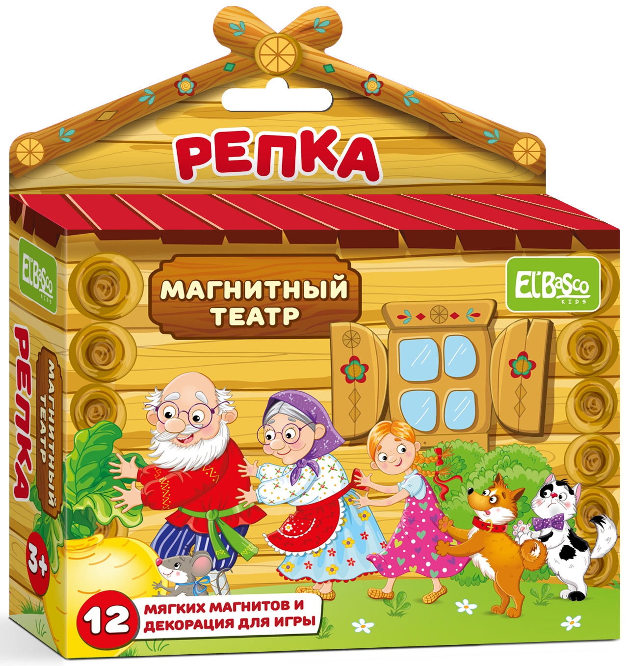 Магнитный театр детский ElBascoKids по мотивам сказки Репка 349₽