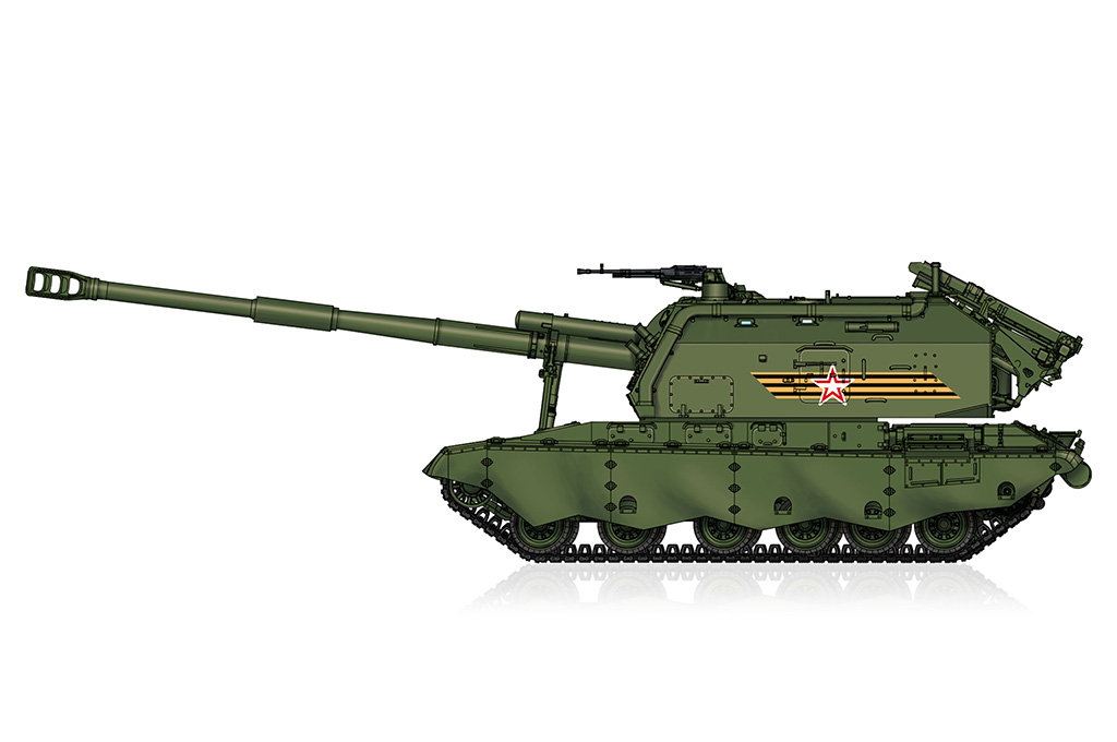 

Сборная модель HobbyBoss 1/72 Самоходная гаубица 2С19М2 82928