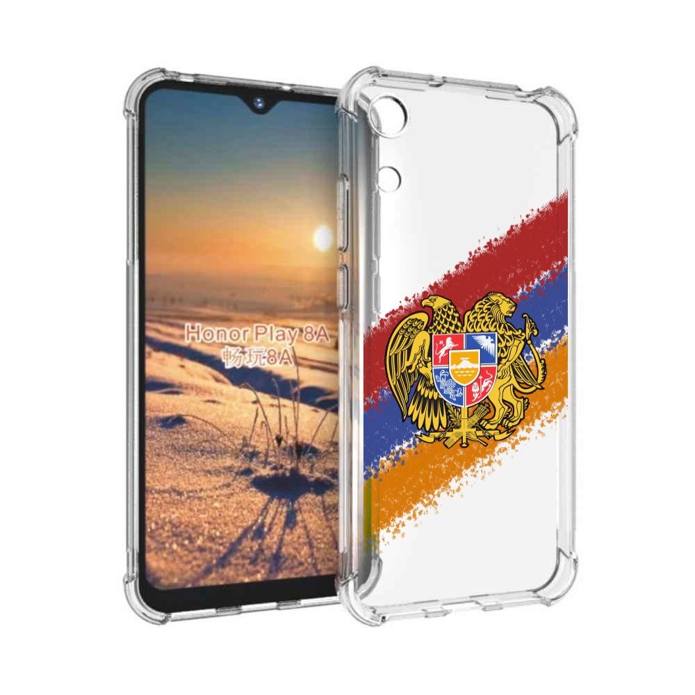 

Чехол бампер MyPads флаг герб Армении для Honor 8A, Прозрачный, Tocco