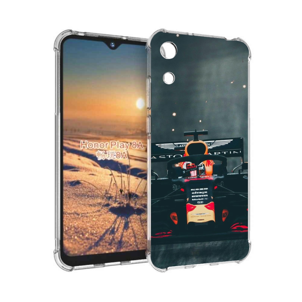 

Чехол бампер MyPads формула 1 астон мартин для Honor 8A, Прозрачный, Tocco