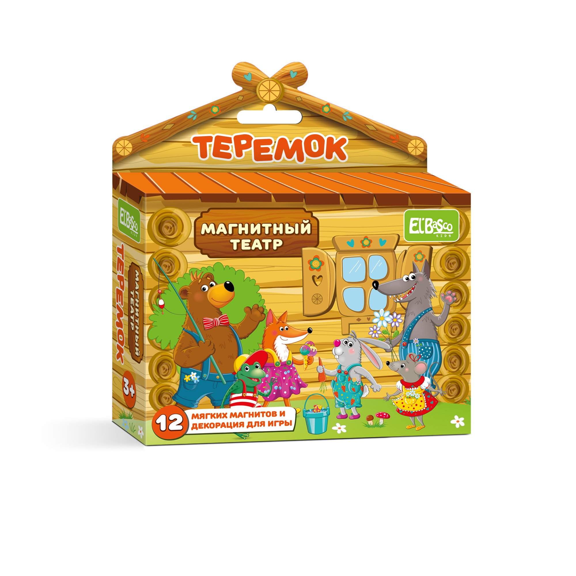 Магнитный театр детский ElBascoKids по мотивам сказки Теремок 603₽