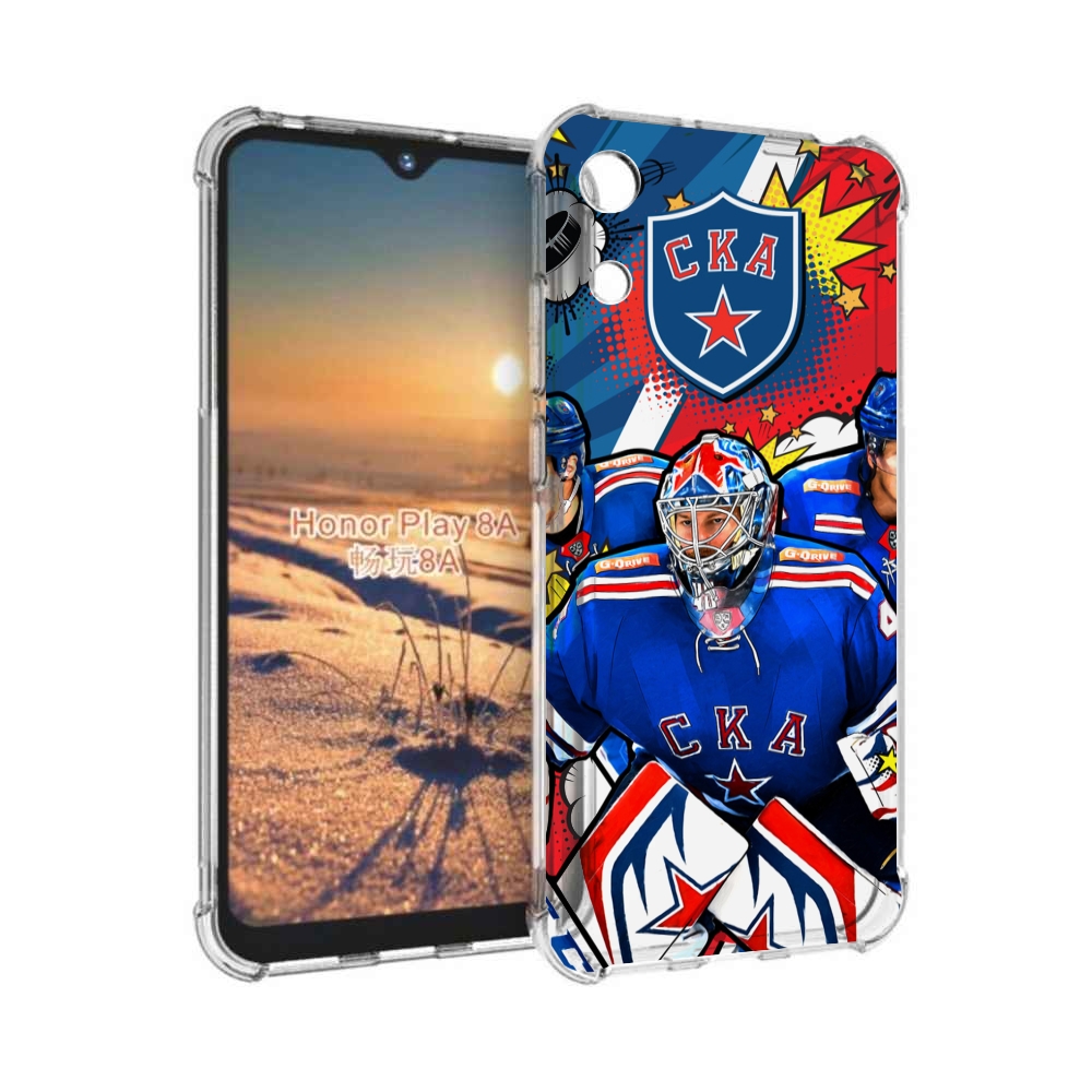 

Чехол бампер MyPads хк ска спб мужской для Honor 8A, Прозрачный, Tocco