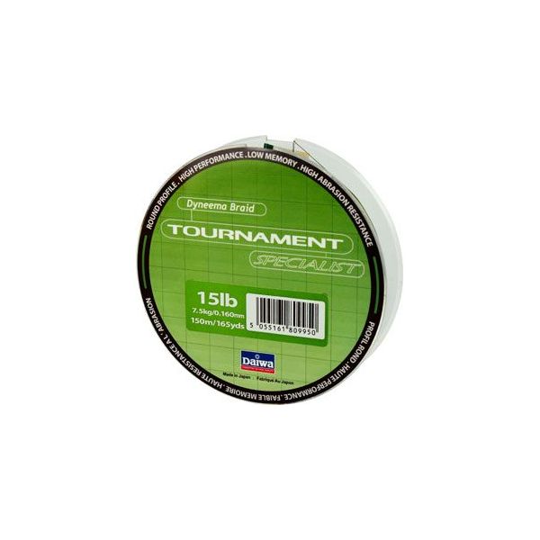 

Леска Daiwa Tournament Specialist 150-15 (12772), Зеленый, Tournament Specialist