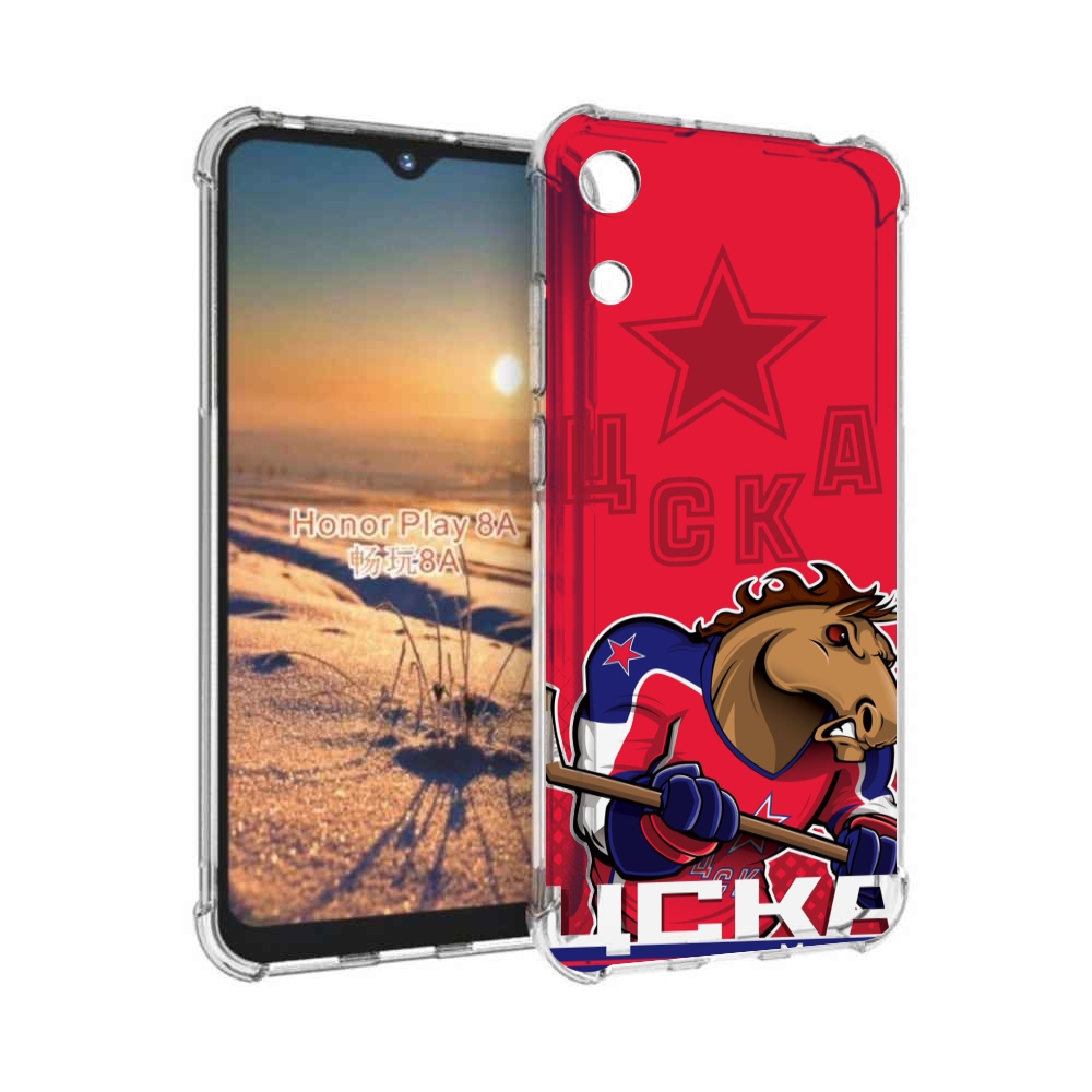 

Чехол бампер MyPads хк цска мужской для Honor 8A, Прозрачный, Tocco