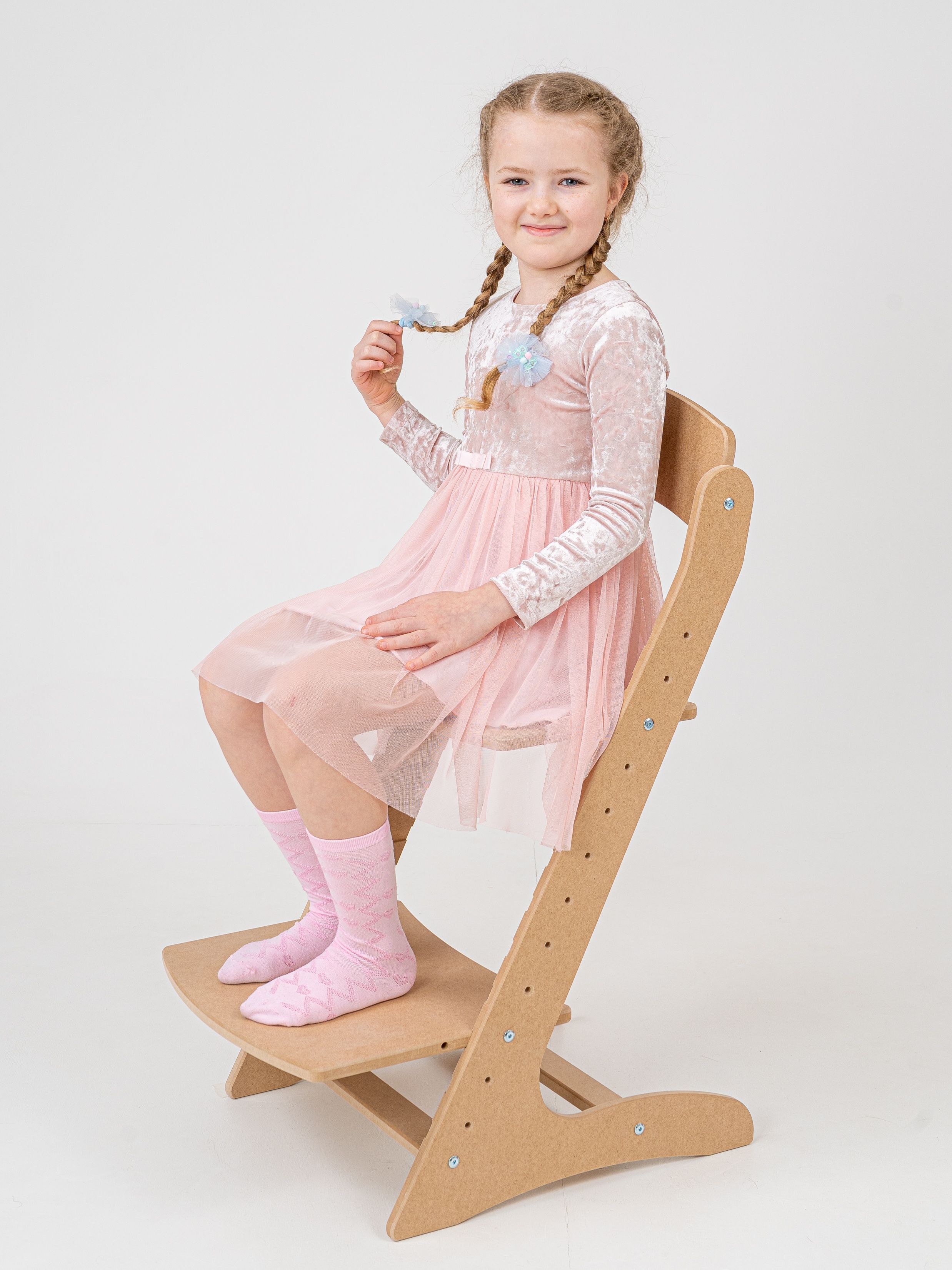 Растущий стул детский Babystul LiteБезПокрытия для школьника