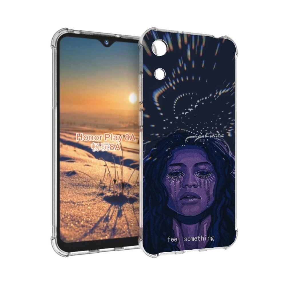 

Чехол бампер MyPads чувствую себя непонятно женский для Honor 8A, Прозрачный, Tocco