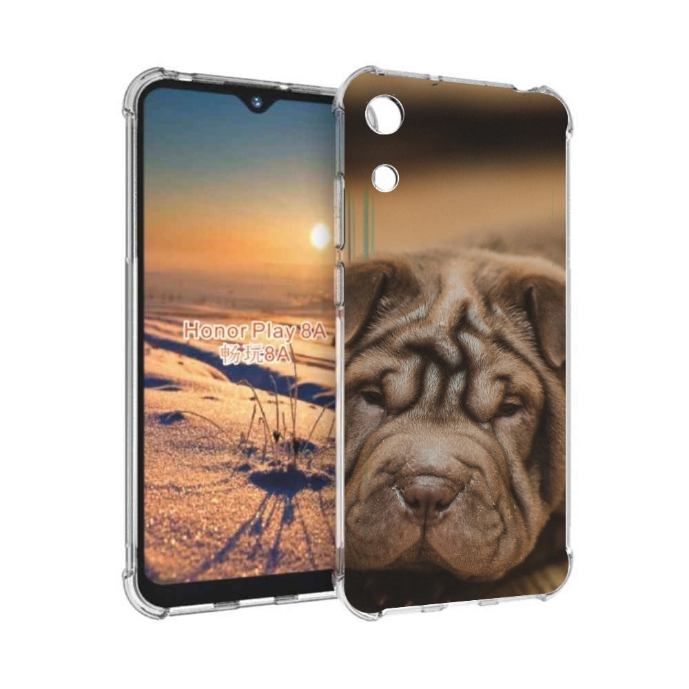 

Чехол бампер MyPads шарпеи для Honor 8A, Прозрачный, Tocco
