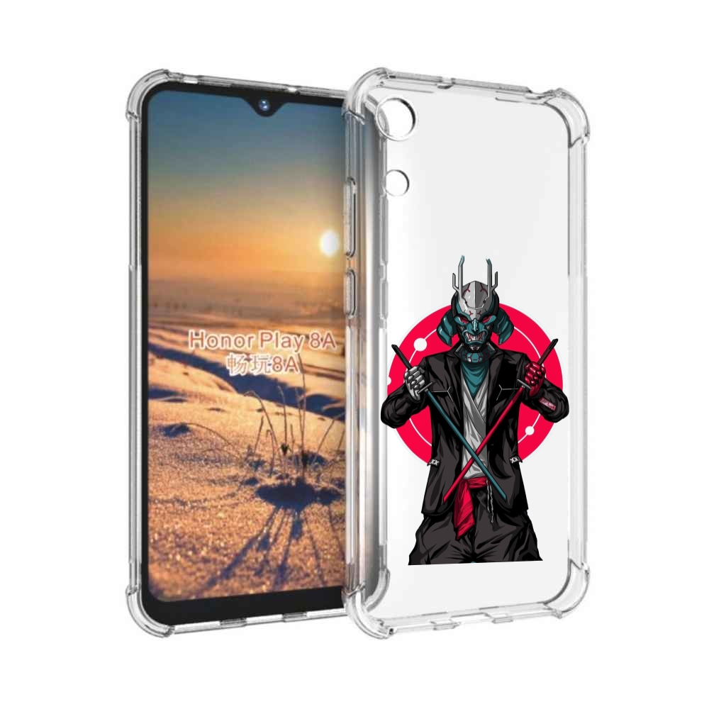 

Чехол бампер MyPads якудза с катанами для Honor 8A, Прозрачный, Tocco