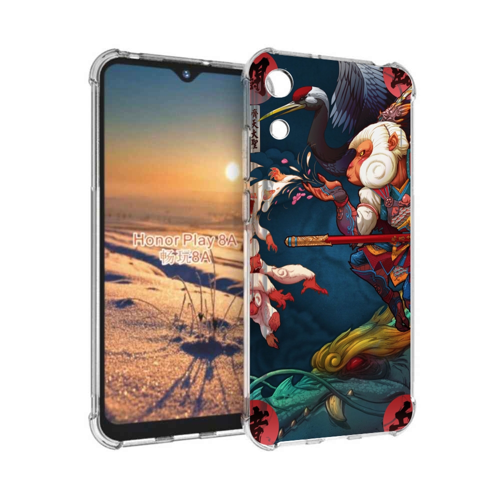 

Чехол бампер MyPads японская обезьяна для Honor 8A, Прозрачный, Tocco