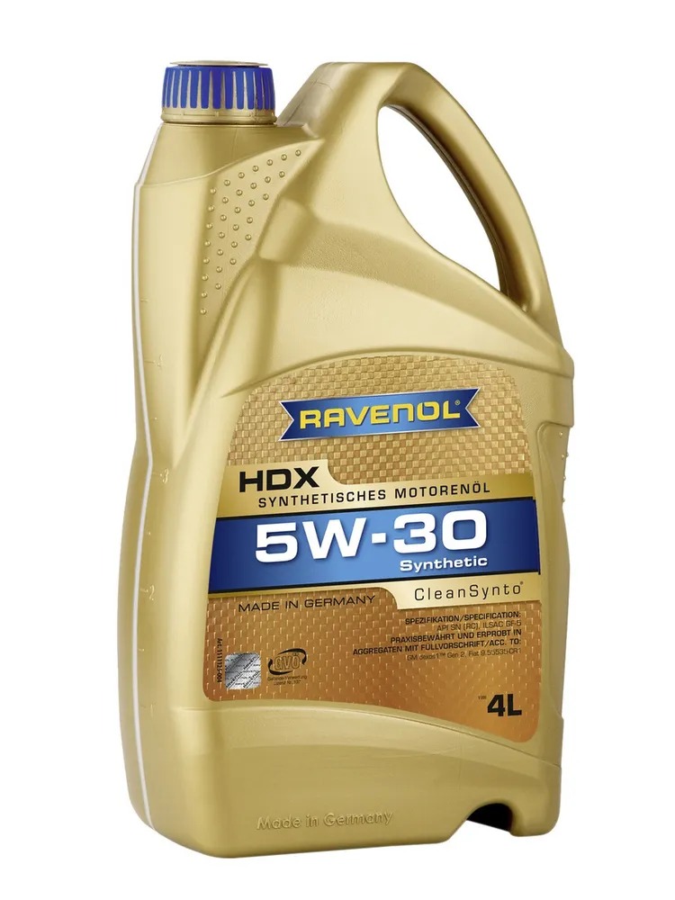 

Моторное масло Ravenol синтетическое 5w30 Hdx 4л