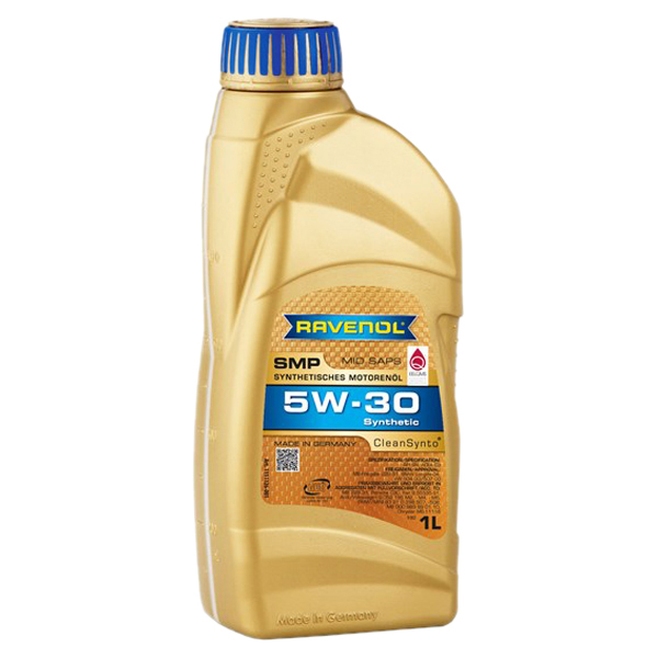 

Моторное масло Ravenol синтетическое 5W30 Smp 1л