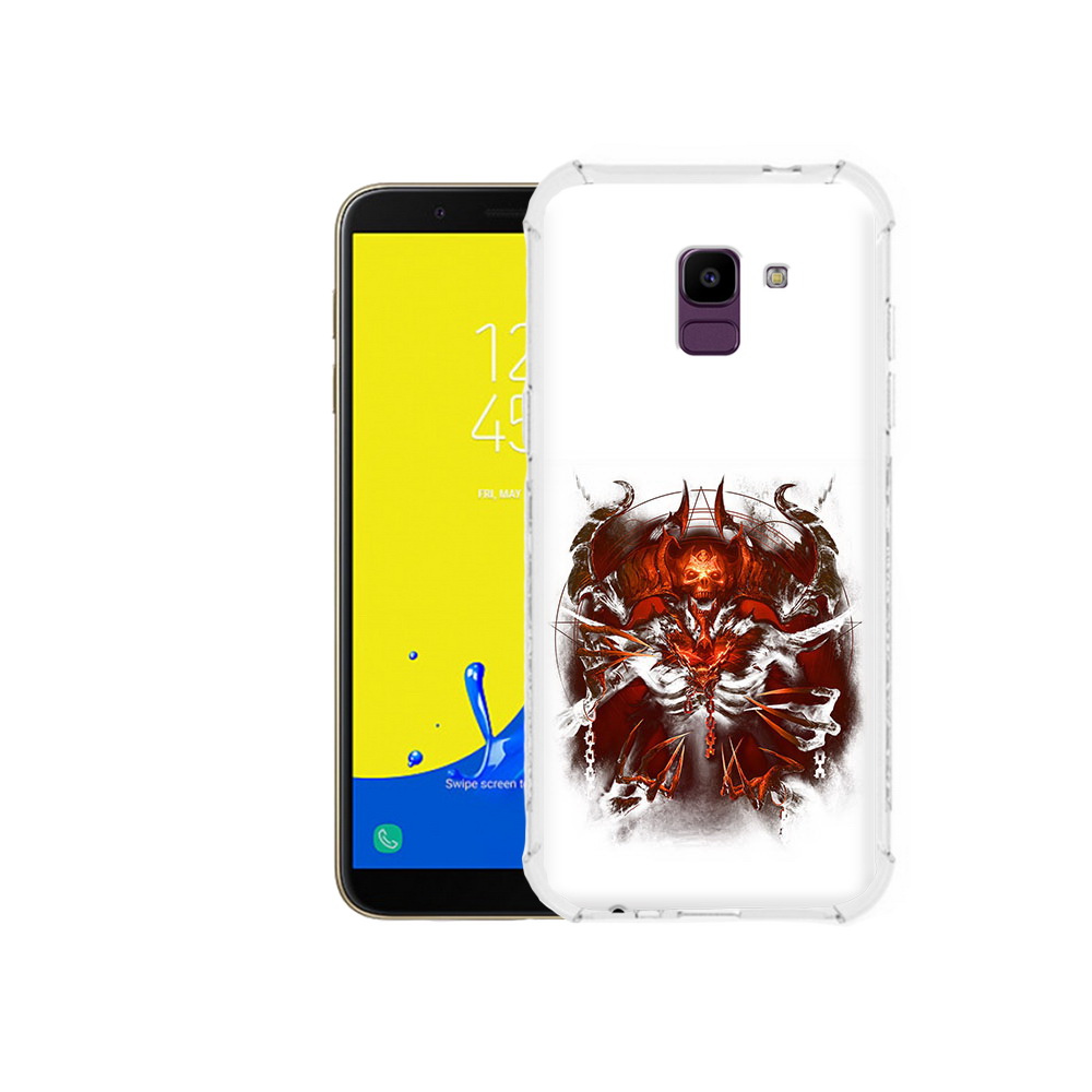 

Чехол MyPads Tocco для Samsung Galaxy J6 (2018) яркий демон, Прозрачный, Tocco